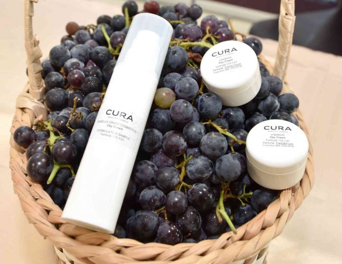 Trabzon’da Kokulu Üzümden Güzellik Kremi Üretildi