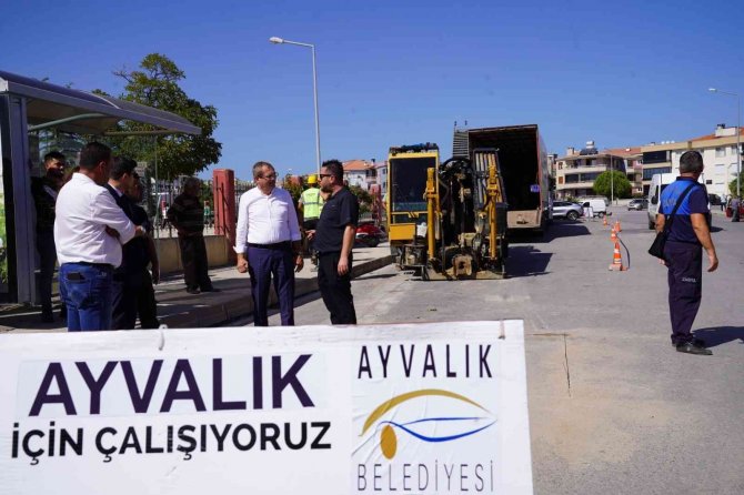 Ayvalık’ta Doğalgaz İçin İlk Kepçe Vuruldu