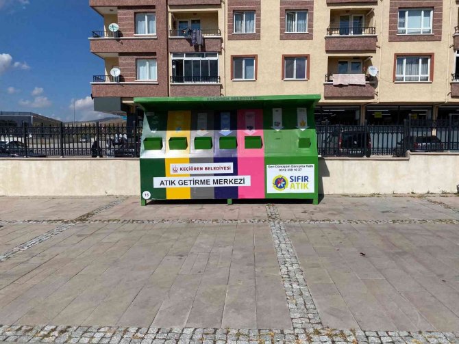 Atık Getirme Merkezleri Keçiören’in Her Yerinde