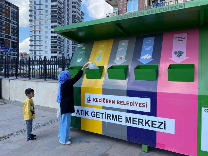 Atık Getirme Merkezleri Keçiören’in Her Yerinde
