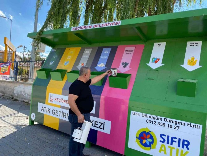 Atık Getirme Merkezleri Keçiören’in Her Yerinde