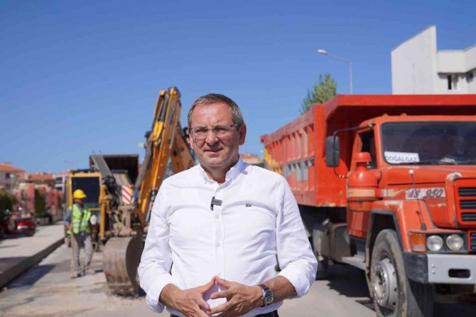 Ayvalık’ta Doğalgaz İçin İlk Kepçe Vuruldu