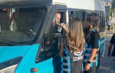 İ̇zmir’de Yolcu Minibüslerine Şok Denetleme