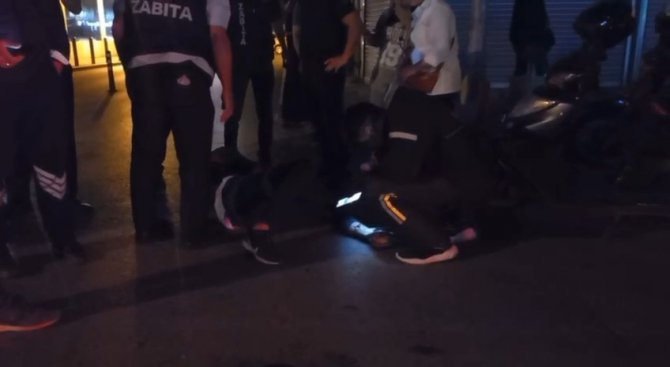 Otomobil İle Çarpışan Motosikletin Sürücüsü Yaralandı