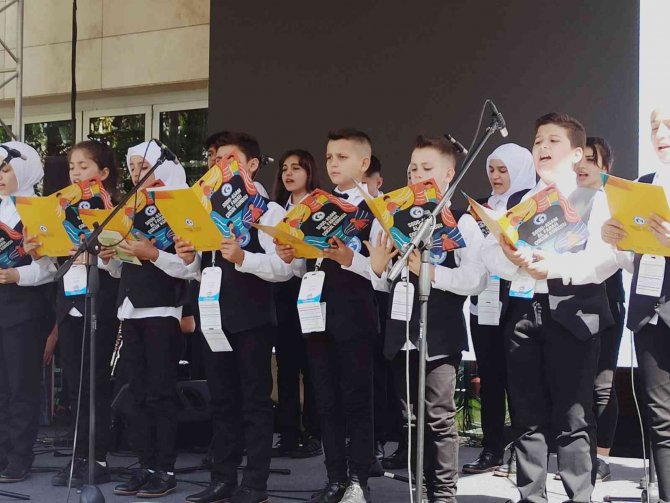 Al Farah Çocuk Korosu Sivil Sesler Festivali’nde