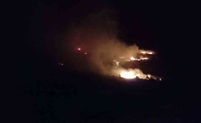 Adıyaman’daki Orman Yangınına Havadan Ve Karadan Müdahale Ediliyor