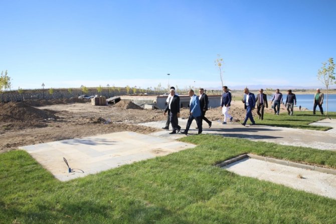 Battalgazi’de Kırkgöz Sahil Parkı Projesinde Çalışmalar Son Sürat