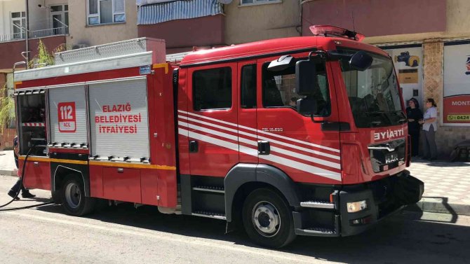 Elazığ’da İkametgah Yangını
