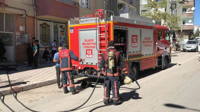 Elazığ’da İkametgah Yangını