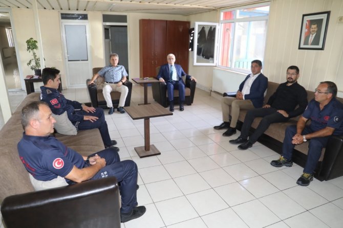 Burhaniye’de İtfaiyeciler Unutulmadı