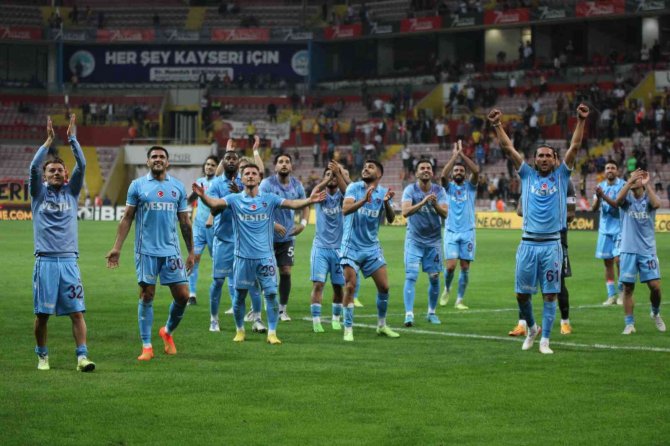 Spor Toto Süper Lig: Kayserispor: 1 - Trabzonspor: 2 (Maç Sonucu)