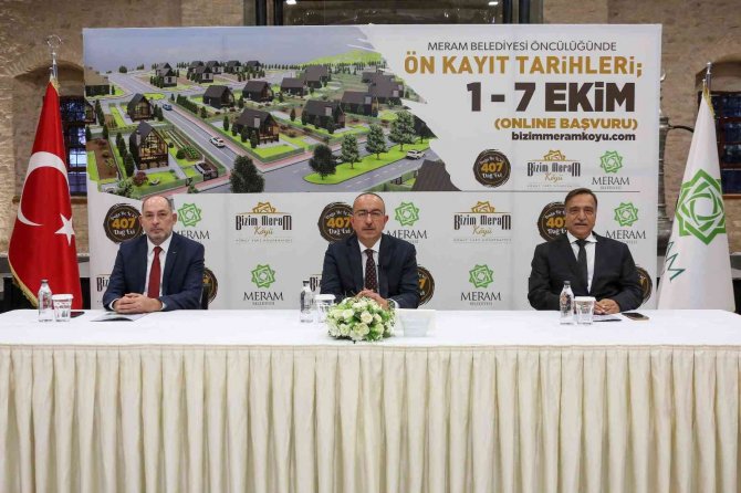 “Bizim Meram Köyü Dağ Evleri” İçin Başvurular Başladı