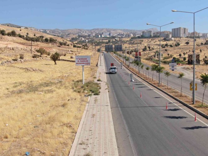 Şırnak’ta Dron Destekli Trafik Denetimi