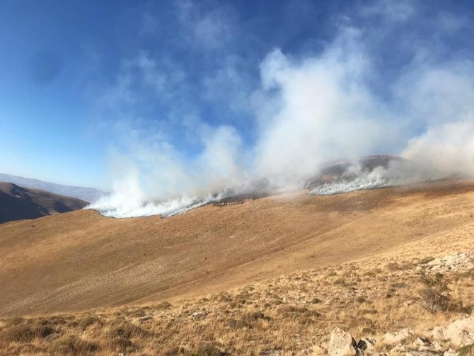 Söndürülen Yangında Alevler Yeniden Yükseldi
