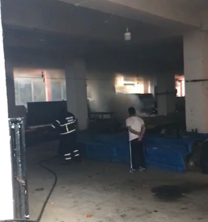 Köylü Pazarında Yangın