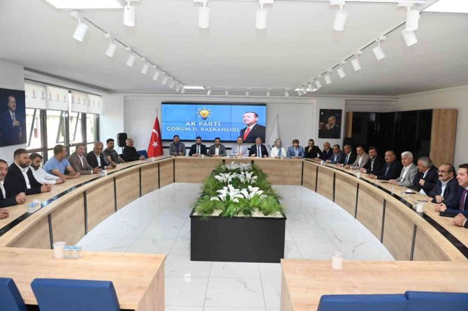 Ak Parti Çorum İ̇l Başkanı Ahlatcı: “Masalar Kuranlara En Güzel Cevabı Milletimizle Vereceğiz”