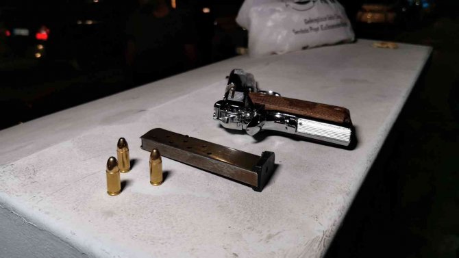 Ruhsatsız Tabanca İle Yakalandı, “Çiftliğim Var” Diye Kendini Savundu