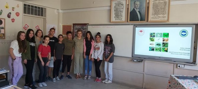 Aydın’daki Okullarda ’Faydalı Böcek Ve Organik Tarım Eğitimi’ Düzenlendi