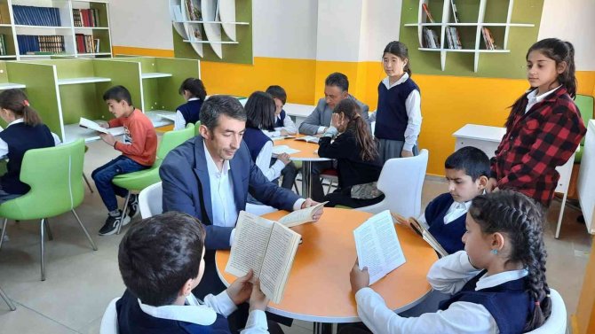 Dede Korkut’un Adı Maden İ̇lkokulu Ve Ortaokulu Kütüphanesinde Yaşatılacak