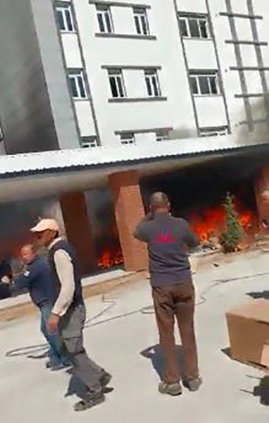 Öğrenci Yurdunda Yangın