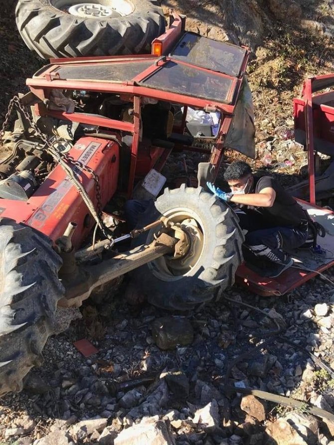 Çan’da Traktör Devrildi, 1 Kişi Öldü 2 Kişi Ağır Yaralandı