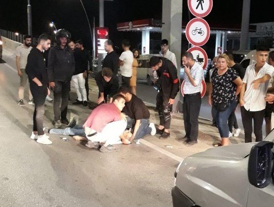 Hafif Ticari Aracın Çarptığı Yaya Ağır Yaralandı