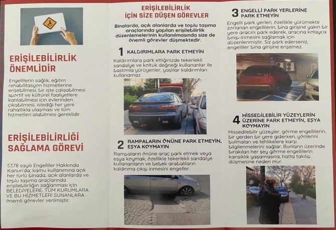 Src Sınavı Sonrası Adaylara "Trafikte Beni Görün" Broşürü Dağıtıldı