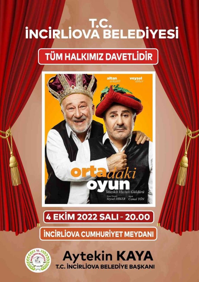 Başkan Kaya’dan Tiyatroya Davet