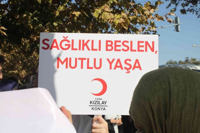 Konya’da "Sağlığa Yürüyoruz" Etkinliği Düzenlendi