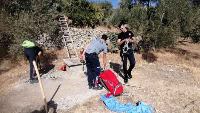 Yaşalı Adamın Cansız Bedeni Zeytinlikte Su Kuyusunda Bulundu