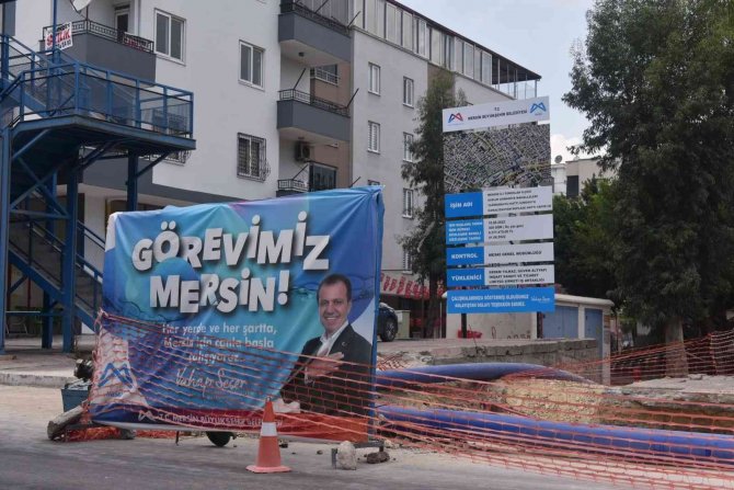Mersin’de Mahallelerin Altyapısı Yenileniyor