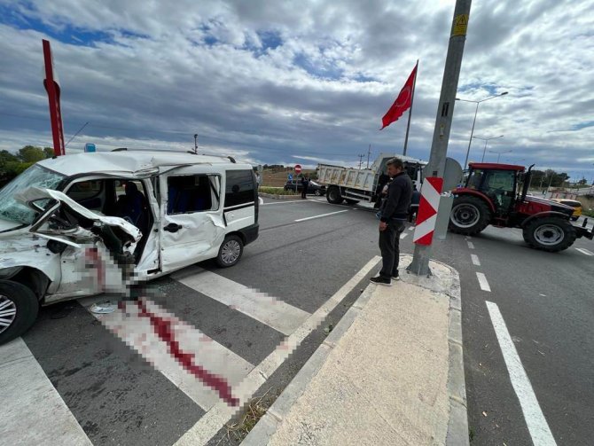 Kaza Anları Kameraya Anbean Yansıdı