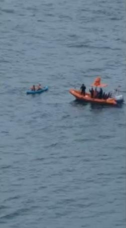 Şile’de Korku Dolu Anlar: Mahsur Kalan Kanocuları Sahil Güvenlik Ekipleri Kurtardı