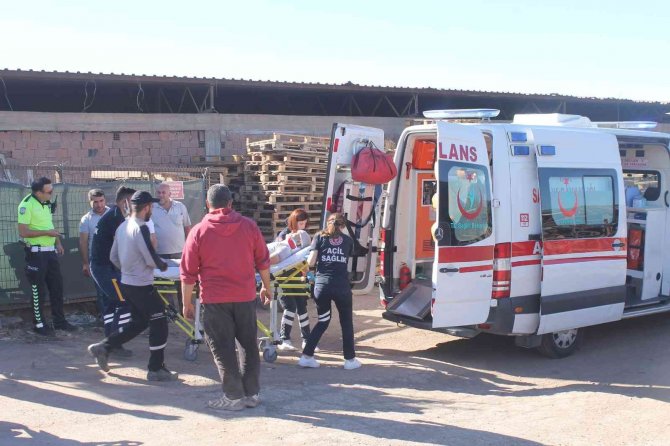 Turgutlu’da Motosikletten Düşen Şahıs Yaralandı