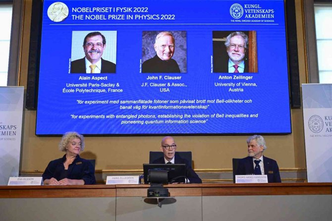 2022 Nobel Fizik Ödülü’nün Kazananları Belli Oldu