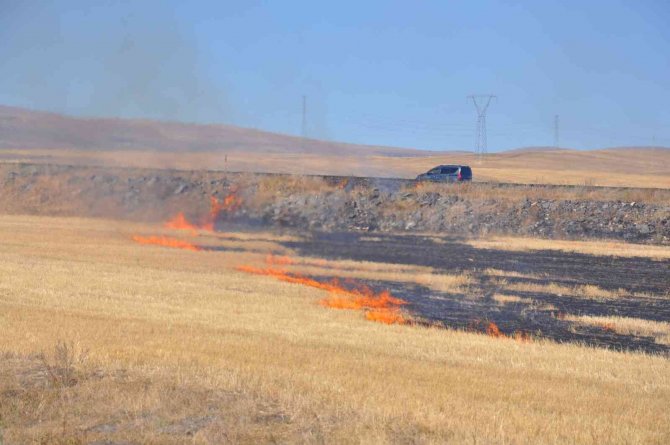 Kars’ta Örtü Yangını