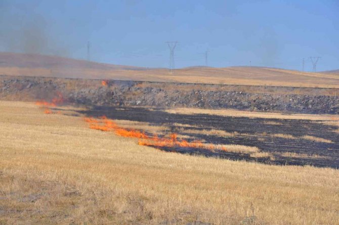 Kars’ta Örtü Yangını