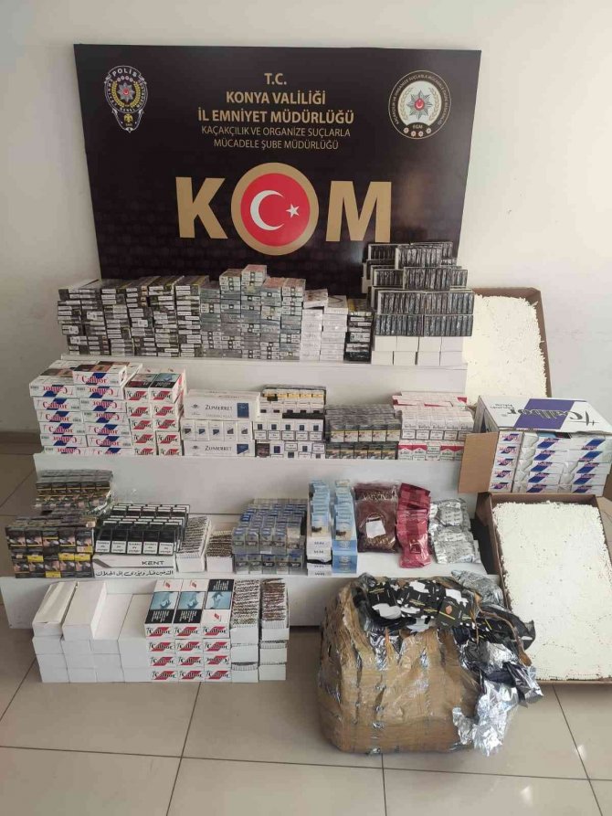 Konya’da Kaçakçılara Operasyon: 4 Gözaltı