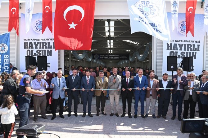 Yazır Kapalı Pazarı Dualarla Açıldı