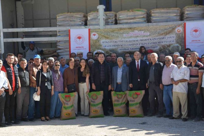 200 Çiftçiye 50 Ton Sertifikalı Buğday Tohumu Dağıtıldı
