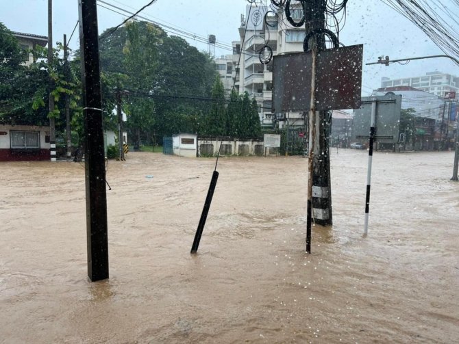 Muson Yağmurları Tayland’da Sele Neden Oldu