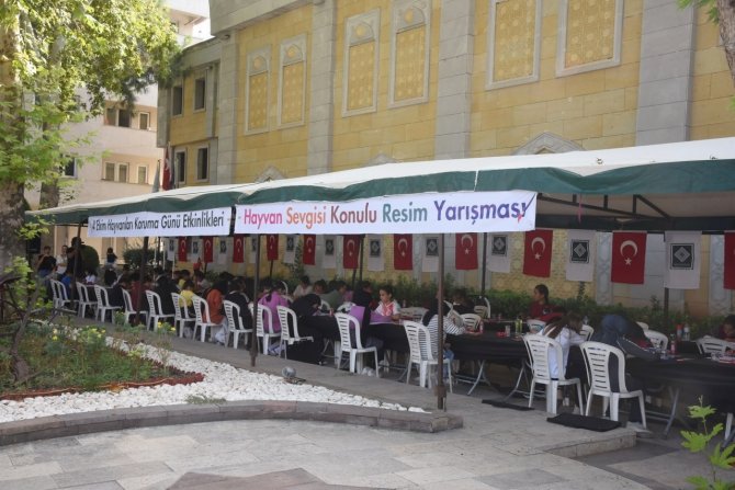 Osmaniye’de Hayvanları Koruma Günü’nde Resim Yarışması Düzenlendi