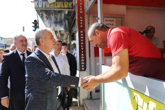 Mansur Yavaş, Adıyaman’da Esnafı Ziyaret Etti
