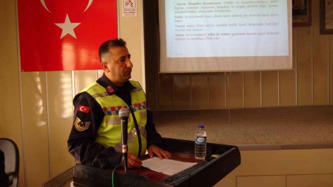 Servis Sürücülerine Eğitim Verildi