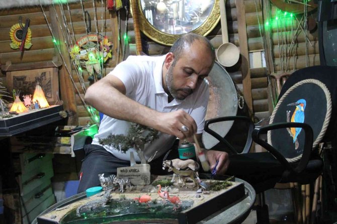 Batman’da Hobi Olarak Başladığı Minyatürü Birçok Ülkeye İhraç Ediyor