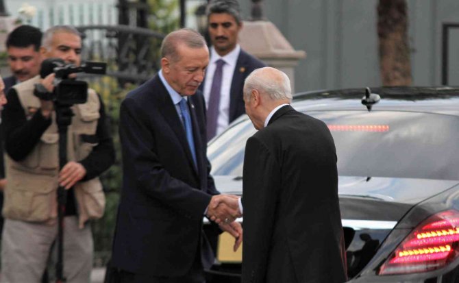 Cumhurbaşkanı Erdoğan’dan Mhp Lideri Bahçeli’ye Ziyaret