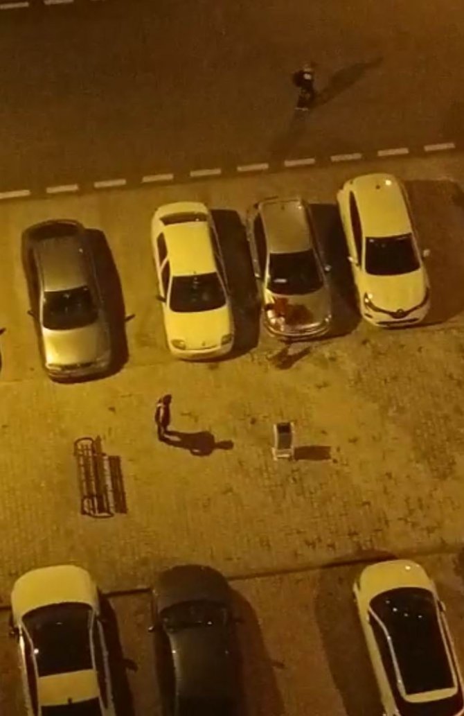 Köpeği Çocukların Üstüne Saldı, Korkan Çocuk Otomobilin Üstüne Çıktı