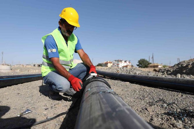 Koski̇’den 12 Kilometrelik Yeni Su Şebeke Hattı