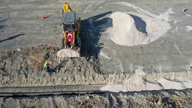 Koski̇’den 12 Kilometrelik Yeni Su Şebeke Hattı