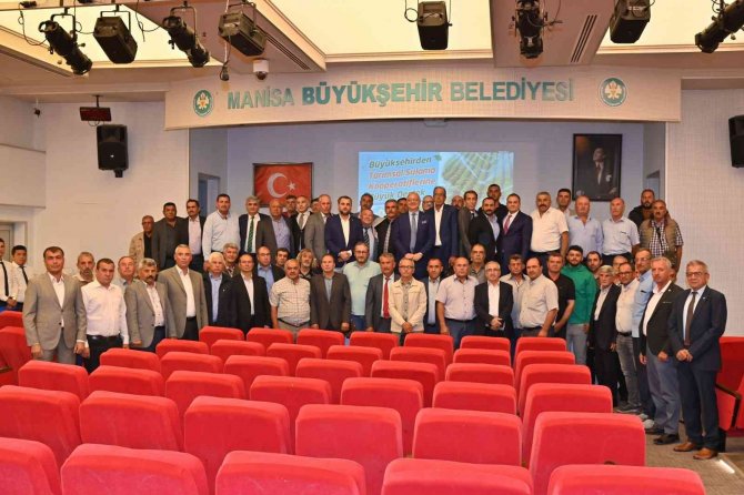 Manisa Büyükşehir Belediyesinden Sulama Kooperatiflerine Destek